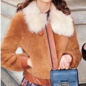 Authentic New Coach Shearling Jacket